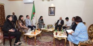 ربيقة يستقبل مديرة متحف الفن الإفريقي ببلغراد