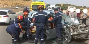 104 وفيات وأكثر من 3800 جريح في حوادث مرور منذ بداية سبتمبر