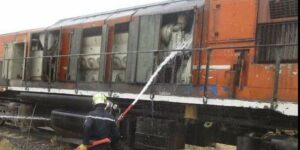 انحراف قطار لنقل المواد الخطيرة بباتنة