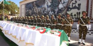 ربيقة يشرف بتلمسان على مراسم إعادة دفن رفات 17 شهيدا