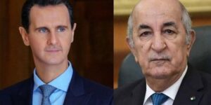 الرئيس السوري يهنئ رئيس الجمهورية السيد عبد المجيد تبون بمناسبة إعادة انتخابه