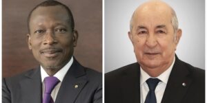 رئيس الجمهورية يتلقى التهاني من رئيس جمهورية البنين لانتخابه لولاية رئاسية ثانية