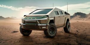 تحولت لسيارة عسكرية وتحصل على محرك وقود.. تيسلا سايبرترك ‎