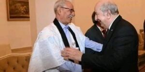 رئيس الجمهورية الصحراوية يهنئ الرئيس الجزائري