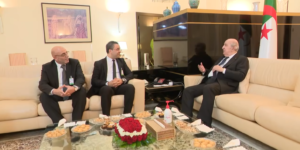 الرئيس تبون  يستقبل حساني شريف وأوشيش يوسف