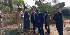 الوالي المنتدب يشرف على  عمليات التنظيف ببلديات الحراش