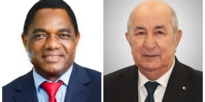 رئيس الجمهورية يتلقى التهاني من رئيس جمهورية زامبيا بمناسبة إعادة انتخابه لعهدة جديدة