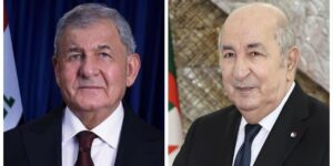 رئيس الجمهورية يتلقى رسالة تهنئة من نظيره العراقي بمناسبة إعادة انتخابه لعهدة جديدة