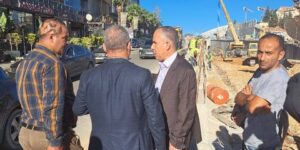 معاينة اشغال انجاز انفاق ، محطات ، محولات الطرقات ببئر مراد رايس