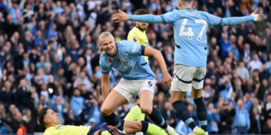 أرقام رائعة لهالاند مع مانشستر سيتي