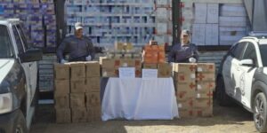 الجمارك تحجز 24000 وحدة قداحات أجنبية و75000 وحدة مجهولة المصدر