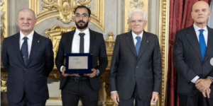 الرئيس الإيطالي يكرم الدكتور الجزائري لخضر حميداتو