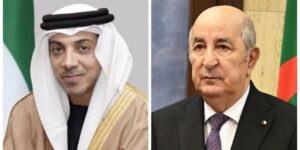 نائب رئيس مجلس الوزراء الإماراتي يهنئ رئيس الجمهورية بمناسبة سبعينية الثورة