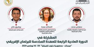 المجلس الشعبي الوطني يشارك بجنوب إفريقيا في الدورة الرابعة للعهدة السادسة للبرلمان الإفريقي