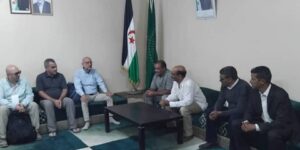 وزير الصحة العمومية الصحراوية يستقبل وفدا أمريكيا