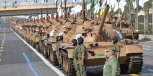 القوات البرية تستعرض قوتها التدميرية بأسلحة حديثة ومجهزة بقدرات مناوراتية عالية