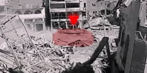 بواسطة عبوة شواظ.. القسام تفجر دبابة للاحتلال غرب جباليا