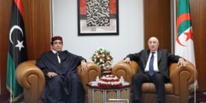 رئيس الجمهورية يجري لقاء على انفراد مع رئيس المجلس الرئاسي الليبي