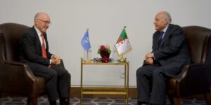 عطاف يجري محادثات ثنائية مع الأمين التنفيذي لمنظمة معاهدة الحظر الشامل للتجارب النووية