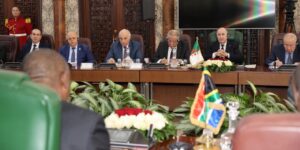 رئيس الجمهورية يترأس مع نظيره لجمهورية جنوب افريقيا أشغال اجتماع اللجنة العليا الثنائية المختلطة للتعاون بين البلدين