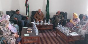 رئيس المجلس الوطني الصحراوي يستقبل الوفد القادم من الأرض المحتلة