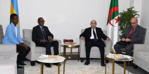 رئيس الجمهورية يجري بنواكشوط لقاء موسعا مع نظيره الرواندي