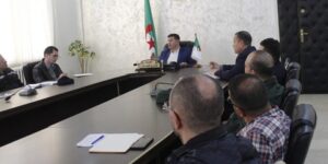 برمجة تمارين محاكاة مخططات النجدة للبلديات ببئر توتة