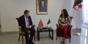 منصوري تستقبل المبعوث الخاص لمنطقة الساحل بوزارة الخارجية النرويجية