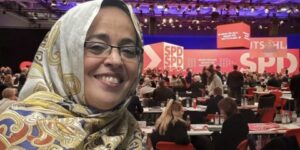 ممثلة جبهة البوليساريو بألمانيا تشارك في أشغال المؤتمر الإستثنائي للحزب الإشتراكي الديمقراطي الألماني