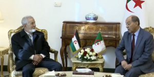 بلحاج يستقبل رئيس المجلس الدستوري للجمهورية العربية الصحراوية