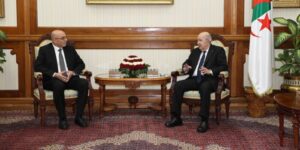 رئيس الجمهورية يستقبل رئيس حركة مجتمع السلم