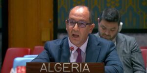 الجزائر تدعو بمجلس الأمن إلى وقف فوري وغير مشروط لإطلاق النار وتؤكد: الحل الدائم للصراع في السودان لن يكون دون وضع حد للتدخلات الأجنبية