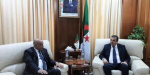 عرقاب يبحث مع المدير العام لشركة  SMH الموريتانية فرص الاستثمار والشراكة في المحروقات