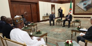 رئيس الجمهورية يستقبل وزيري الطاقة لنيجيريا والنيجر