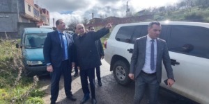 مراد يوفد لجنة وزارية لمعاينة حجم الأضرار الناجمة عن حادث انزلاق للتربة بذراع الميزان