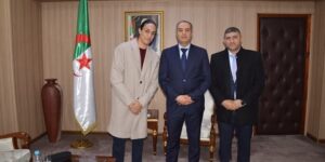 إيمان خليف في زيارة مجاملة للوزير صادي