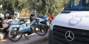 شرطة أولاد جلال تعزز المراقبة المرورية وتوقف 48 دراجة نارية