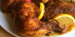 افخاذ الدجاج المحمرة