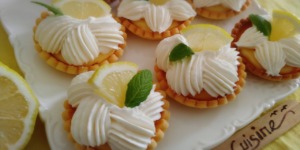 تارت الليمون بكريمة بديلة المرانغ