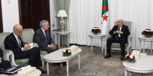 رئيس الجمهورية يستقبل نائب رئيس مجلس الوزراء ووزير الشؤون الخارجية والتعاون الدولي لجمهورية إيطاليا