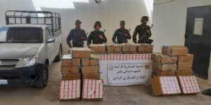 إحباط محاولة تهريب 262200 قرص مهلوس من نوع بريغابالين بالوادي