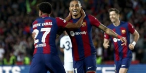 رافينيا يركز على الألقاب مع البارسا والبرازيل