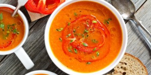 حساء الفلفل الأحمر