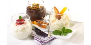 تحلية الأرز بثلاث نكهات