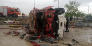 وفاة ضابط وإصابة 3 أعوان للحماية المدنية بجروح في حادث مرور بخنشلة