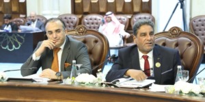النائبان محمد خوان ويوسف رحمانية يشاركان في اجتماعات لجان البرلمان العربي ببغداد