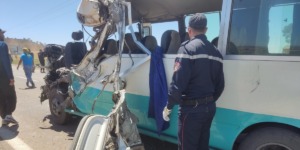 وفاة تلميذ وإصابة 24 شخصا إثر اصطدام بين حافلة للنقل المدرسي وشاحنة بسعيدة