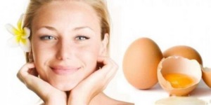 البيض لجمال الشعر وصحته