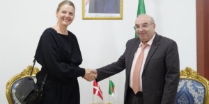 قويدري يبحث فرص التعاون و الشراكة مع سفيرة الدنمارك بالجزائر