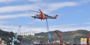 تنظيم تمرين استعراضي يحاكي مساعدة سفينة في خطر بسكيكدة